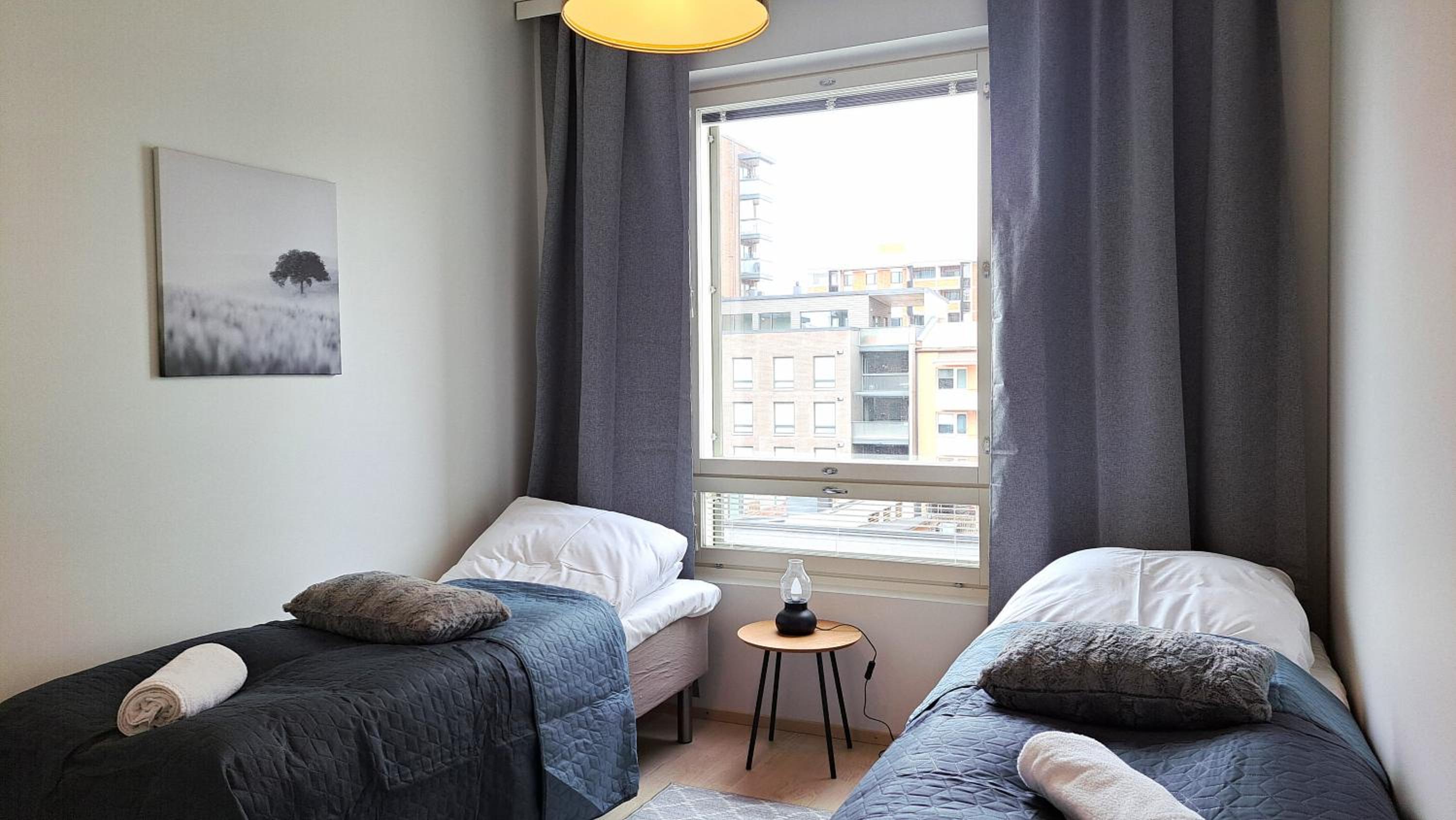 Kotimaailma Apartments, Tammelan puistokatu 22, parvekkeellinen kolmio