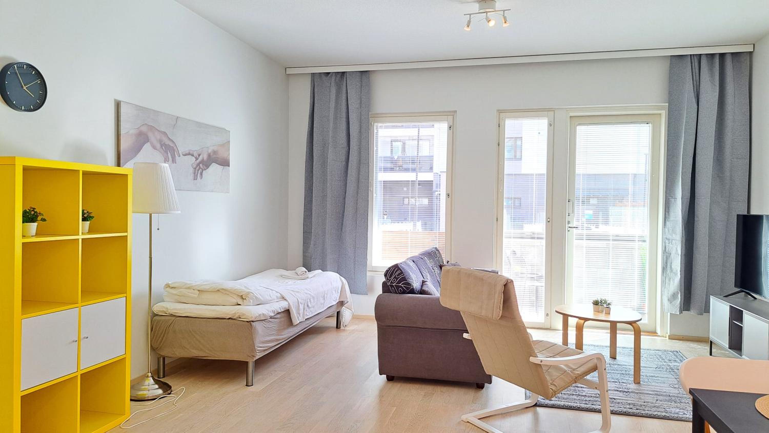 Kotimaailma Apartments - Uusi kolmio hyvällä pohjaratkaisulla - Kullervonkatu