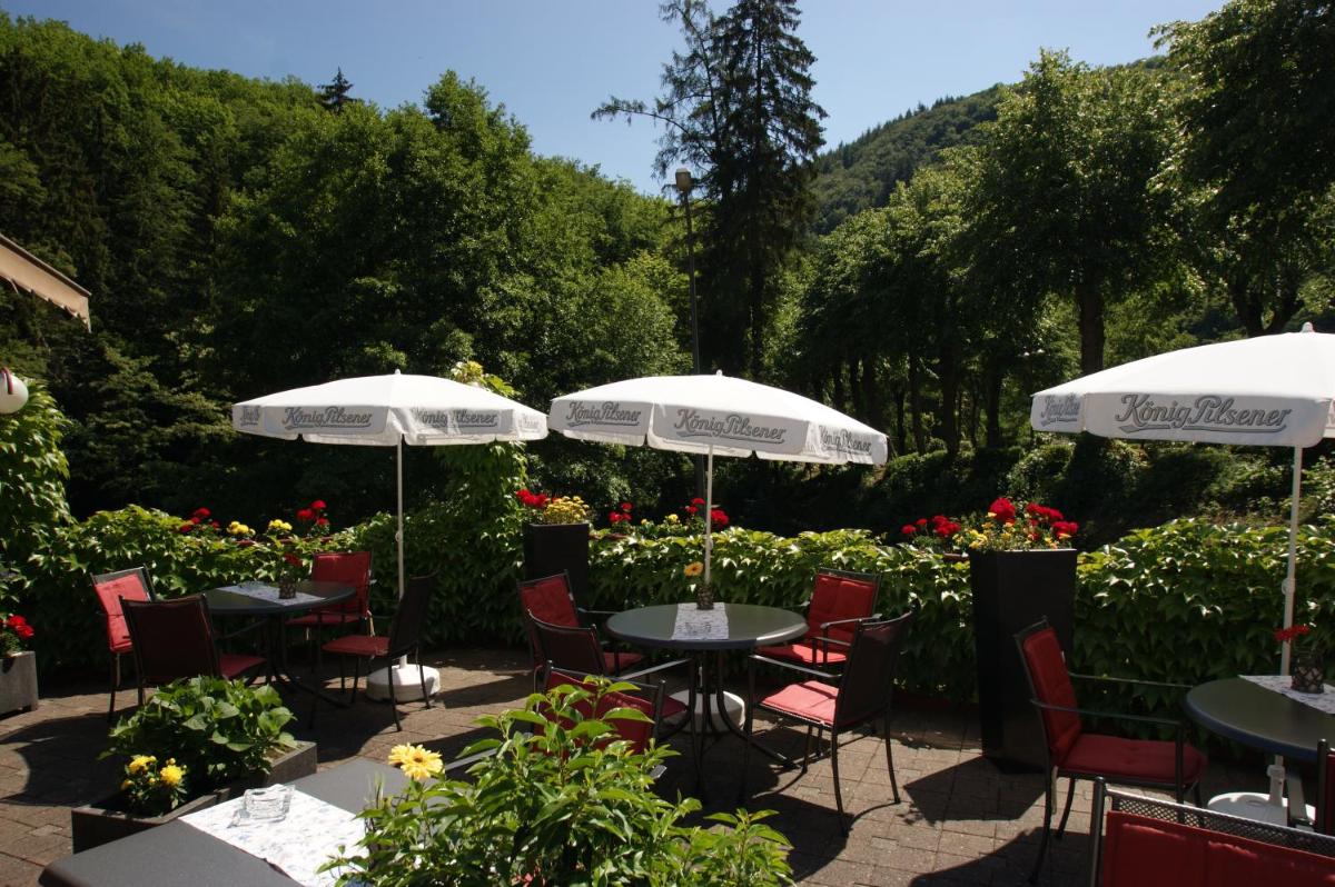 outdoor BBQ area