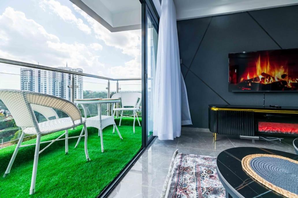 The Quiet One In Kileleshwa with a fireplace view 3