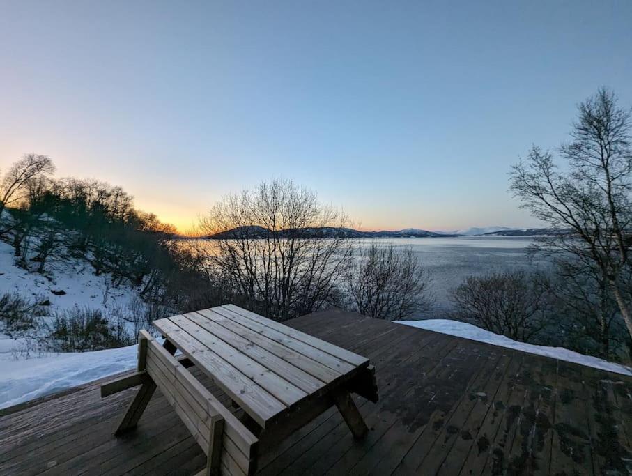 Senja - Charming cottage by the sea with terrace and fantastic view