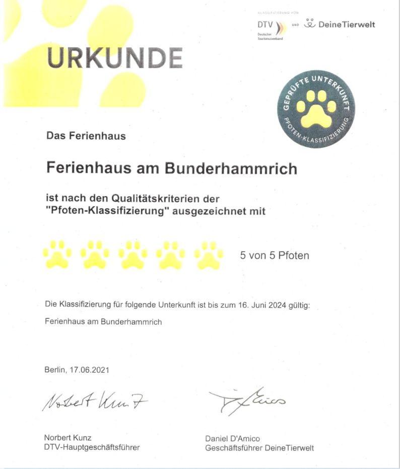 Ferienhaus am Bunderhammrich 25184