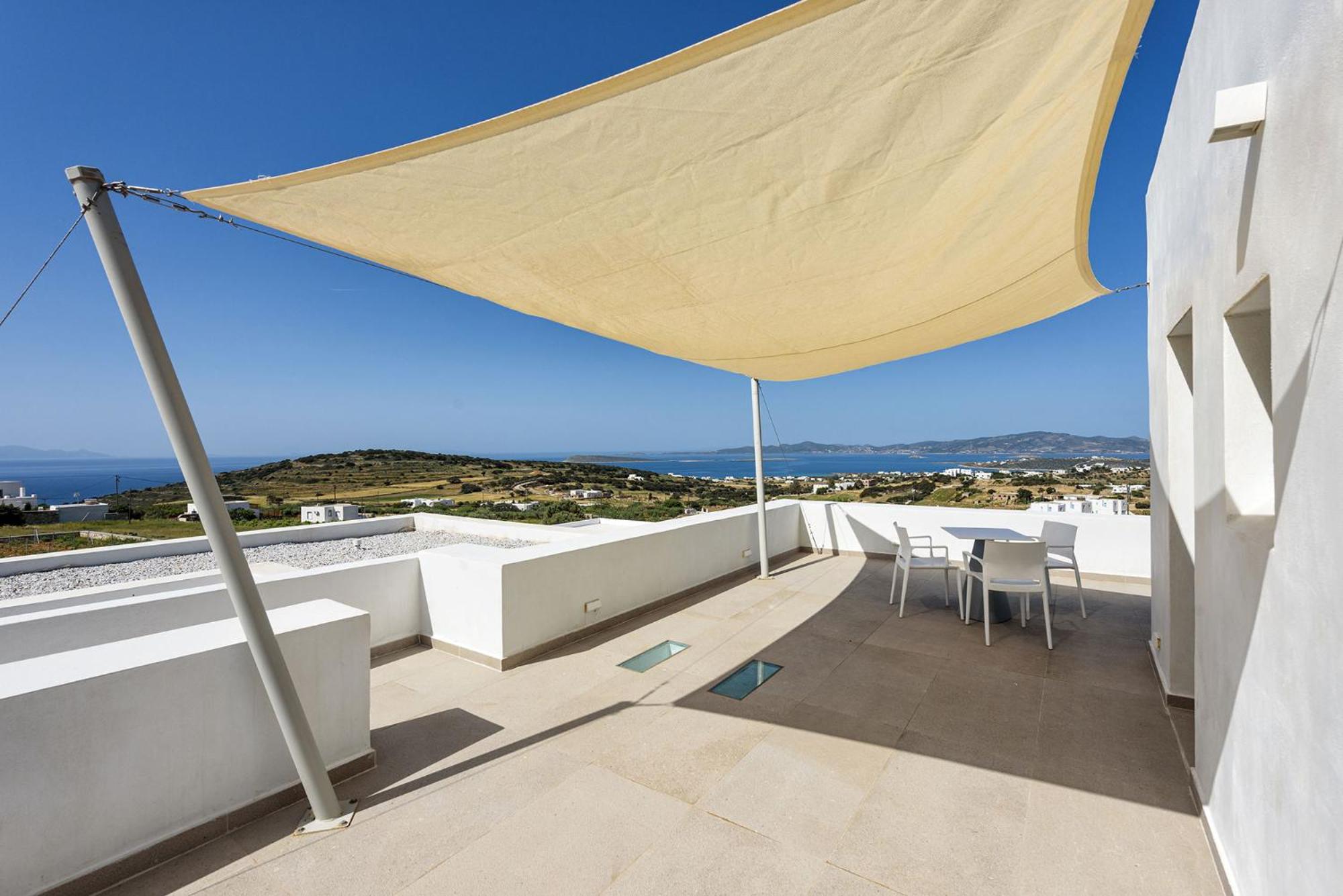 Outstanding new villa with great pool area and panoramic sea view