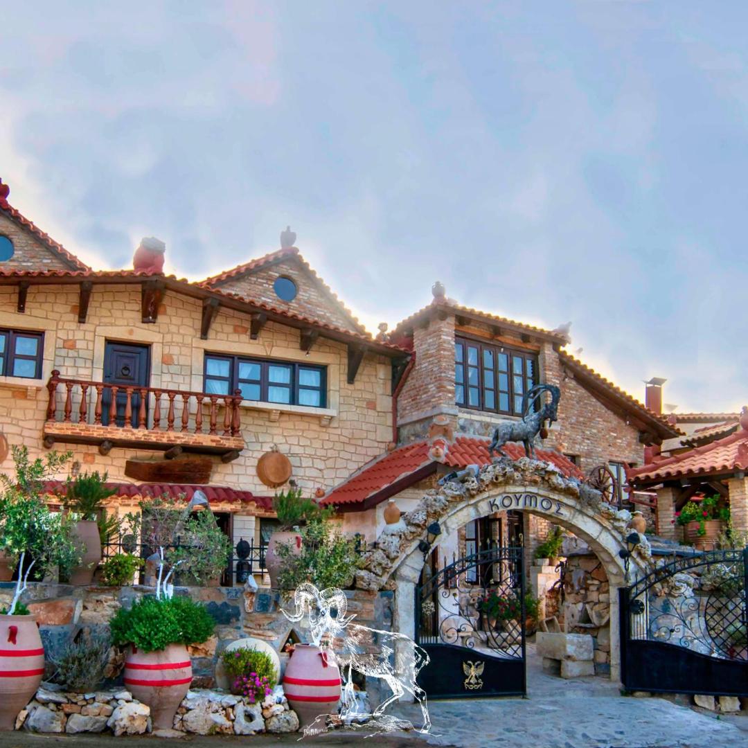 koumos stone villas view 2
