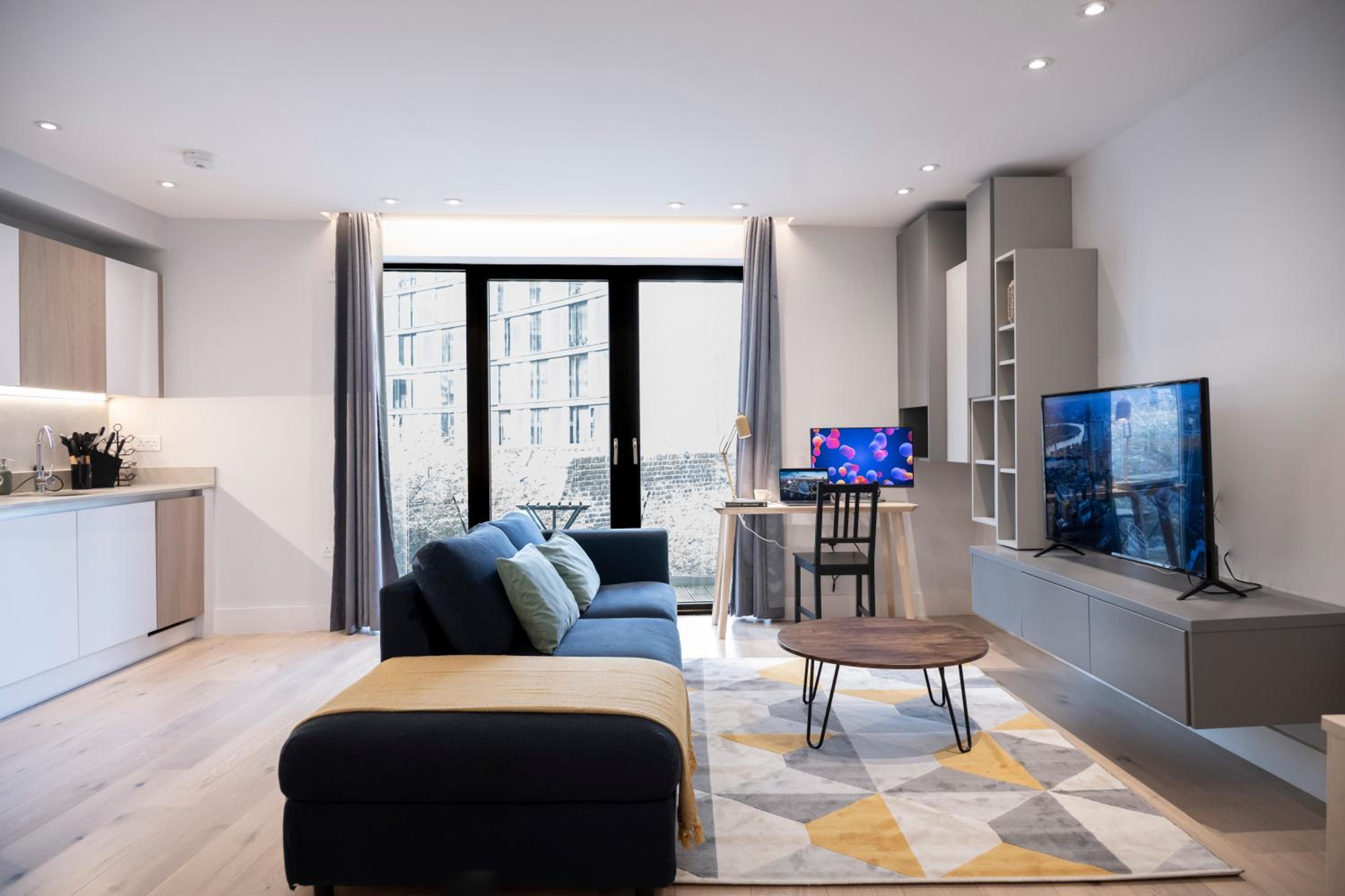 Spacious & Smart Studio Flat with Balcony - Zone1