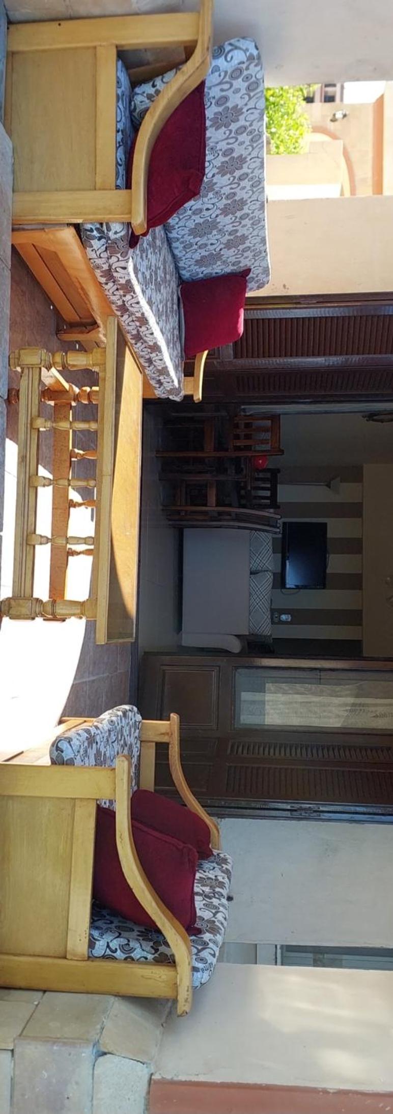 Ground floor chalet beach front view