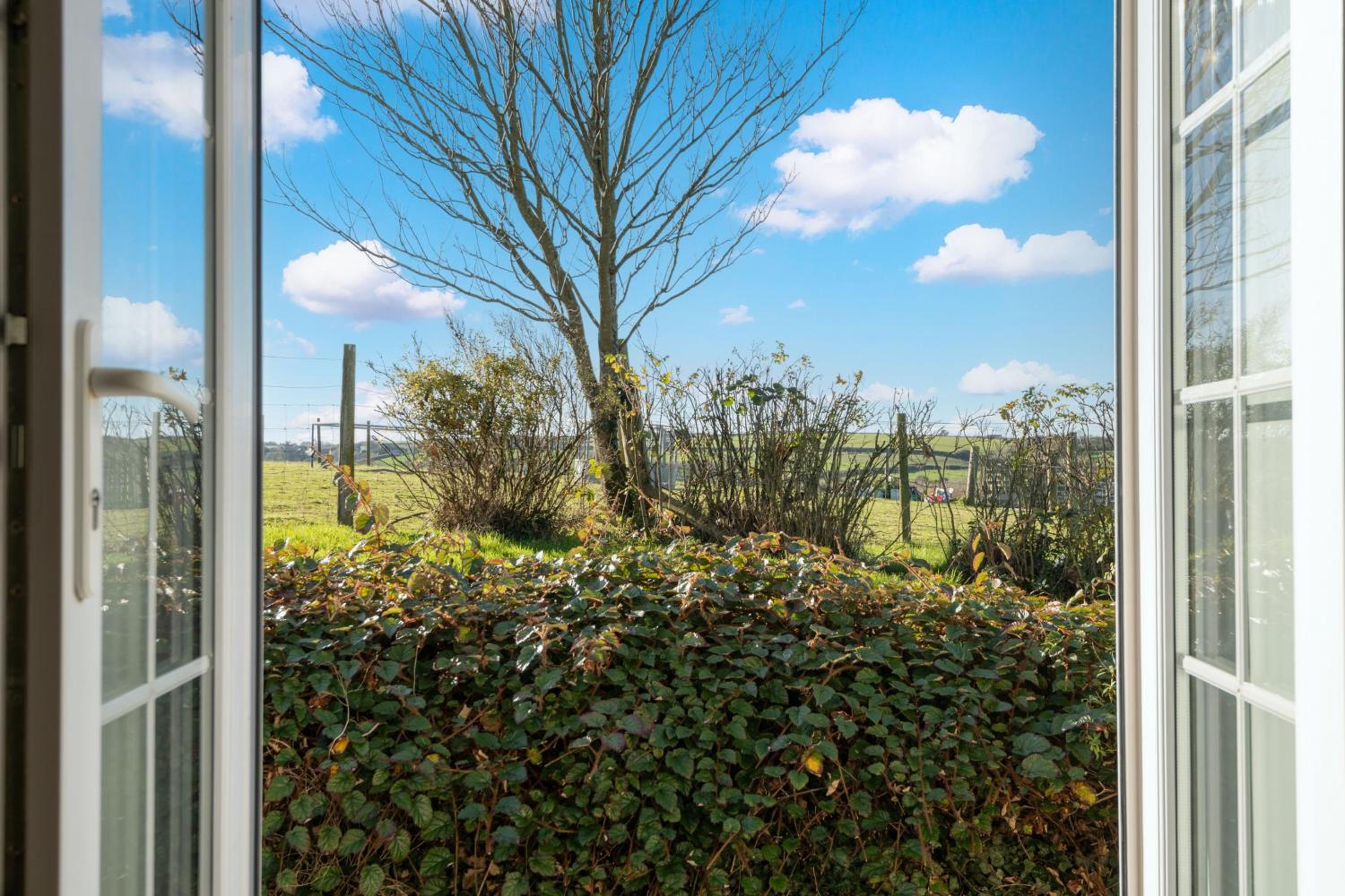 Old Round House with hot tub view 2