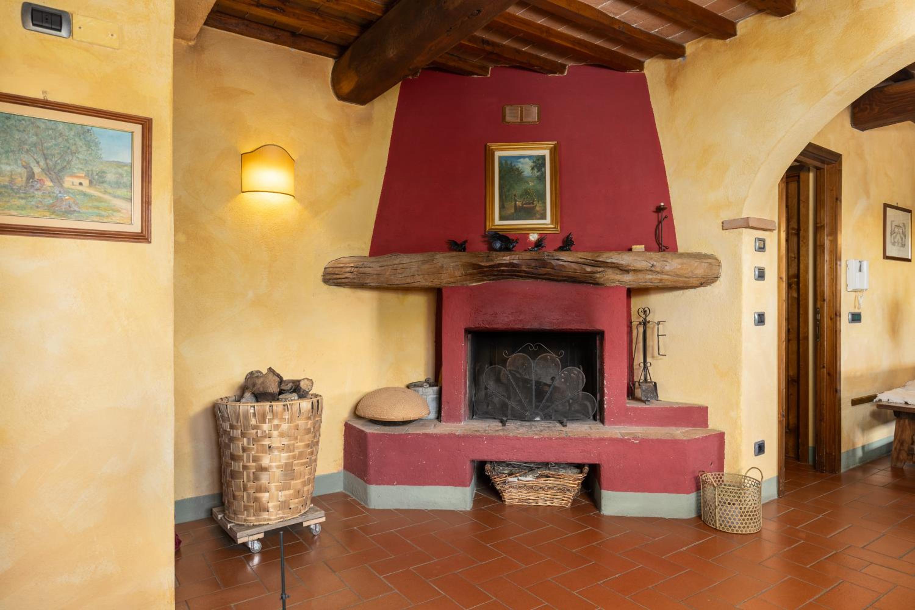 Casa al Poggio and Chianti view