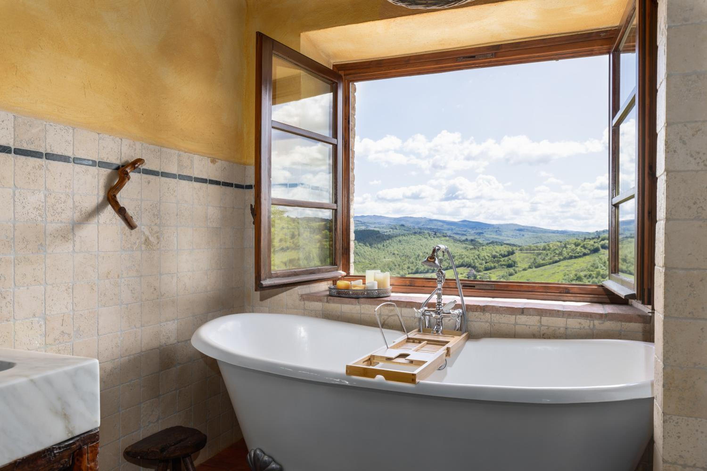 Casa al Poggio and Chianti view