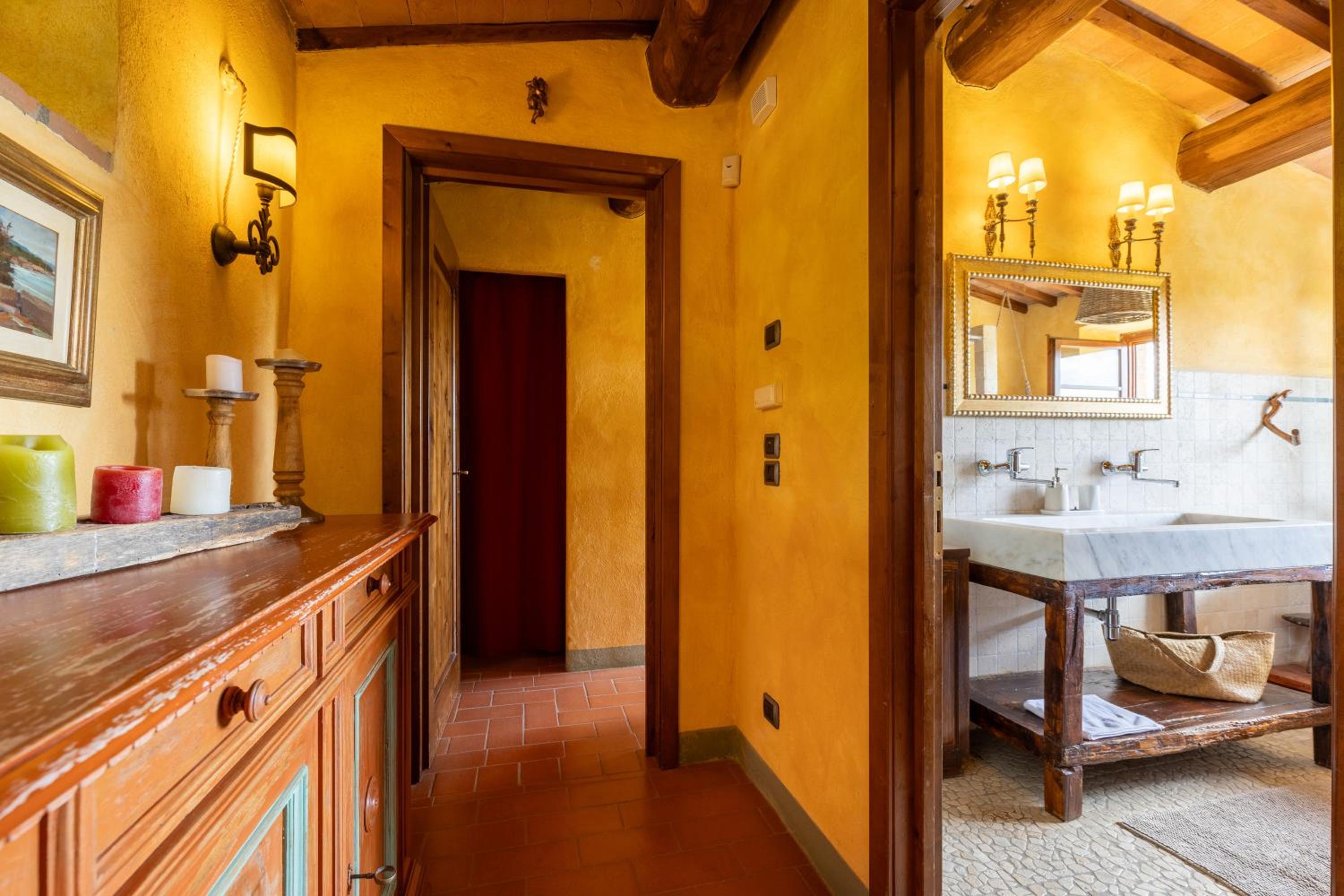 Casa al Poggio and Chianti view