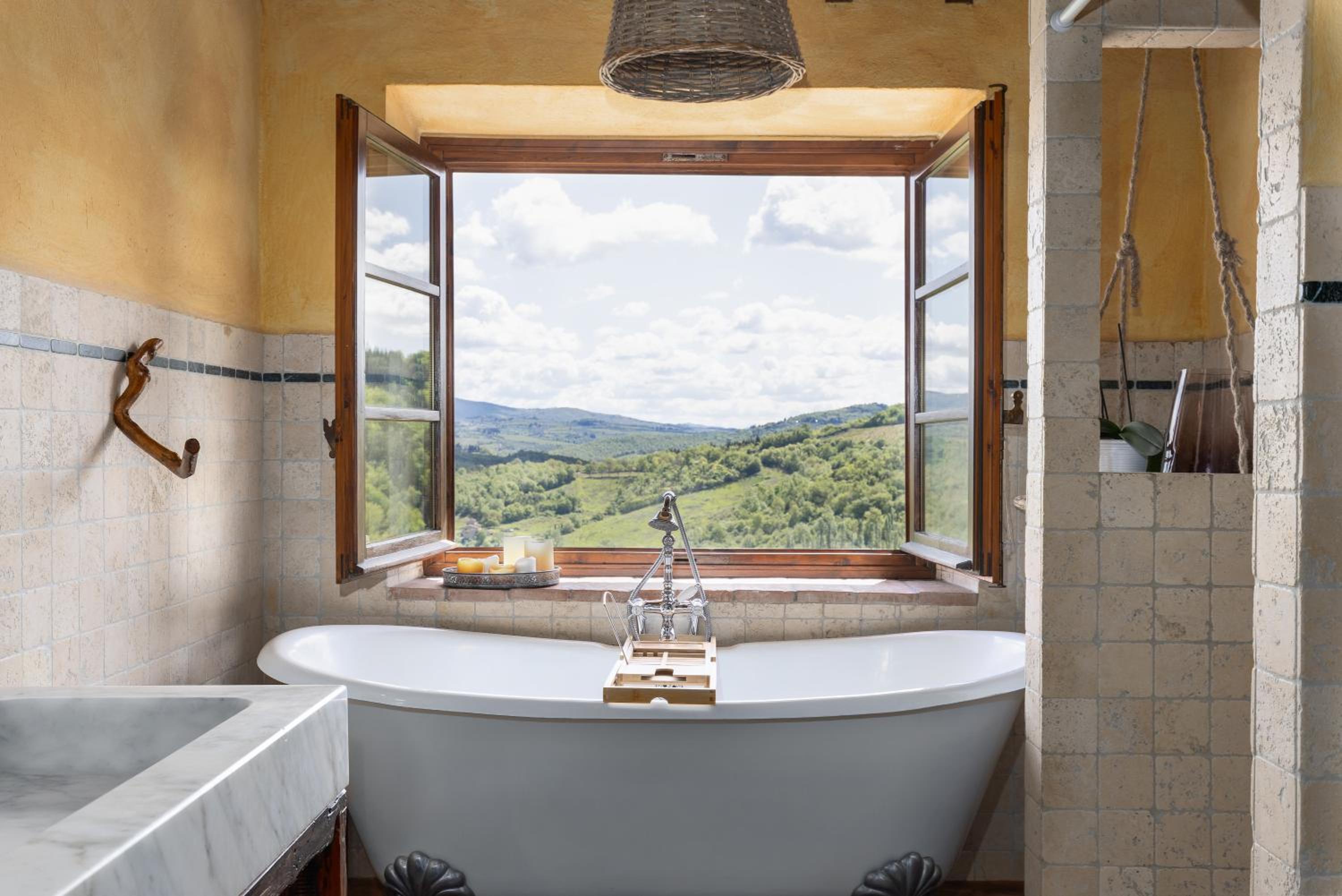 Casa al Poggio and Chianti view