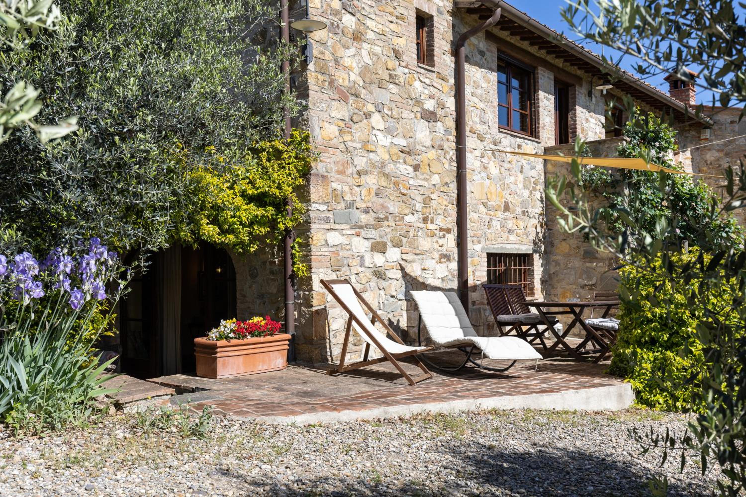 Casa al Poggio and Chianti view