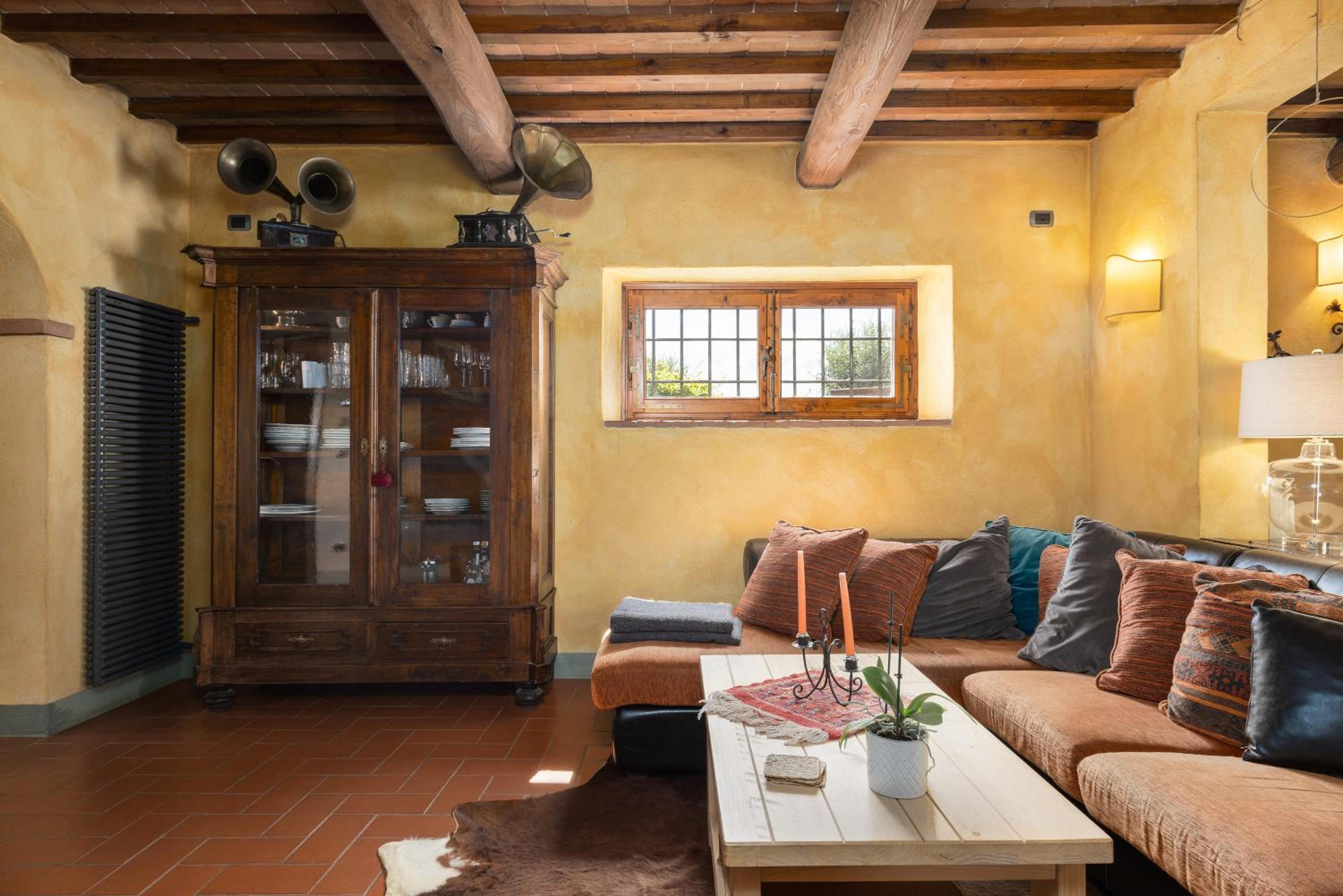 Casa al Poggio and Chianti view