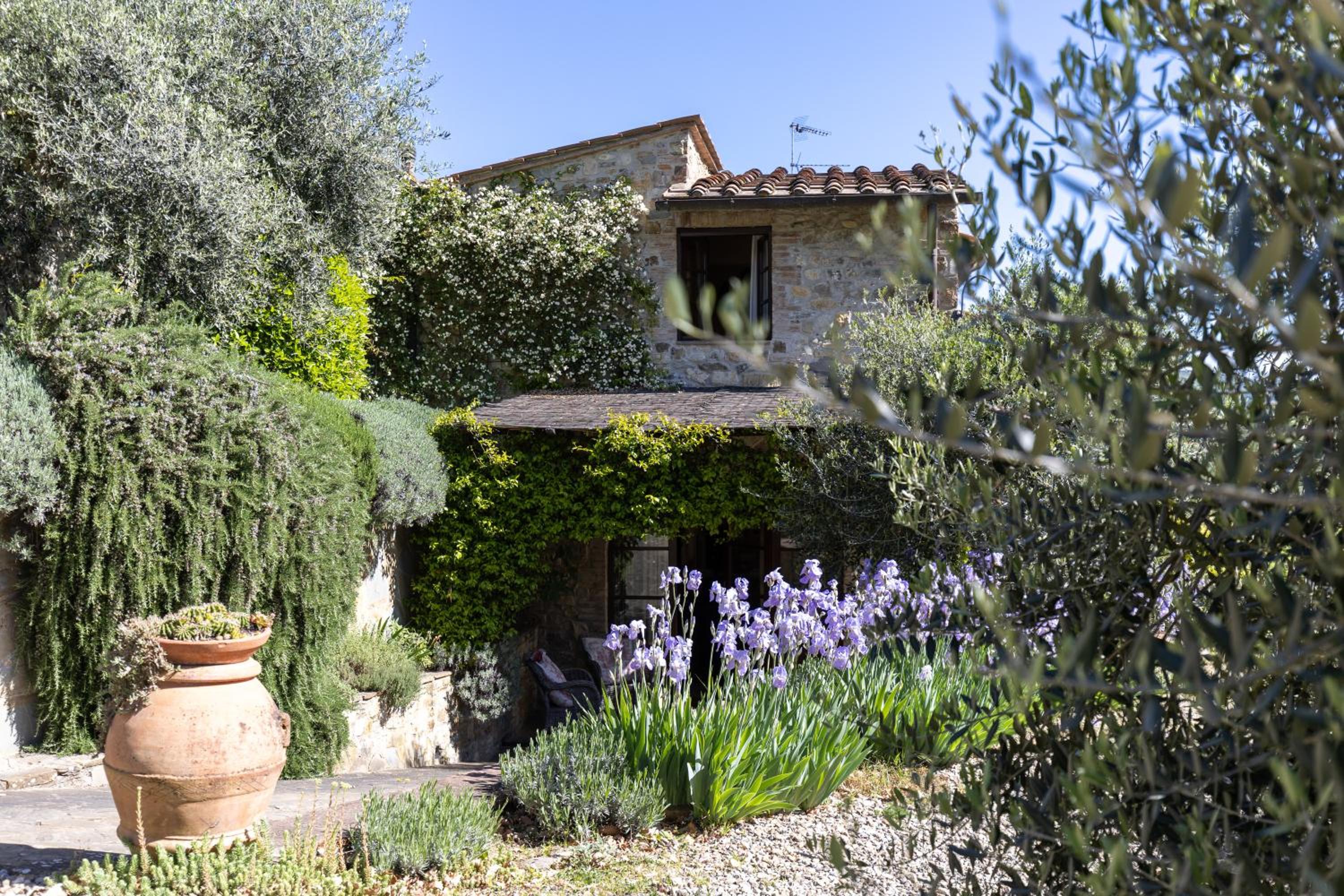 Casa al Poggio and Chianti view