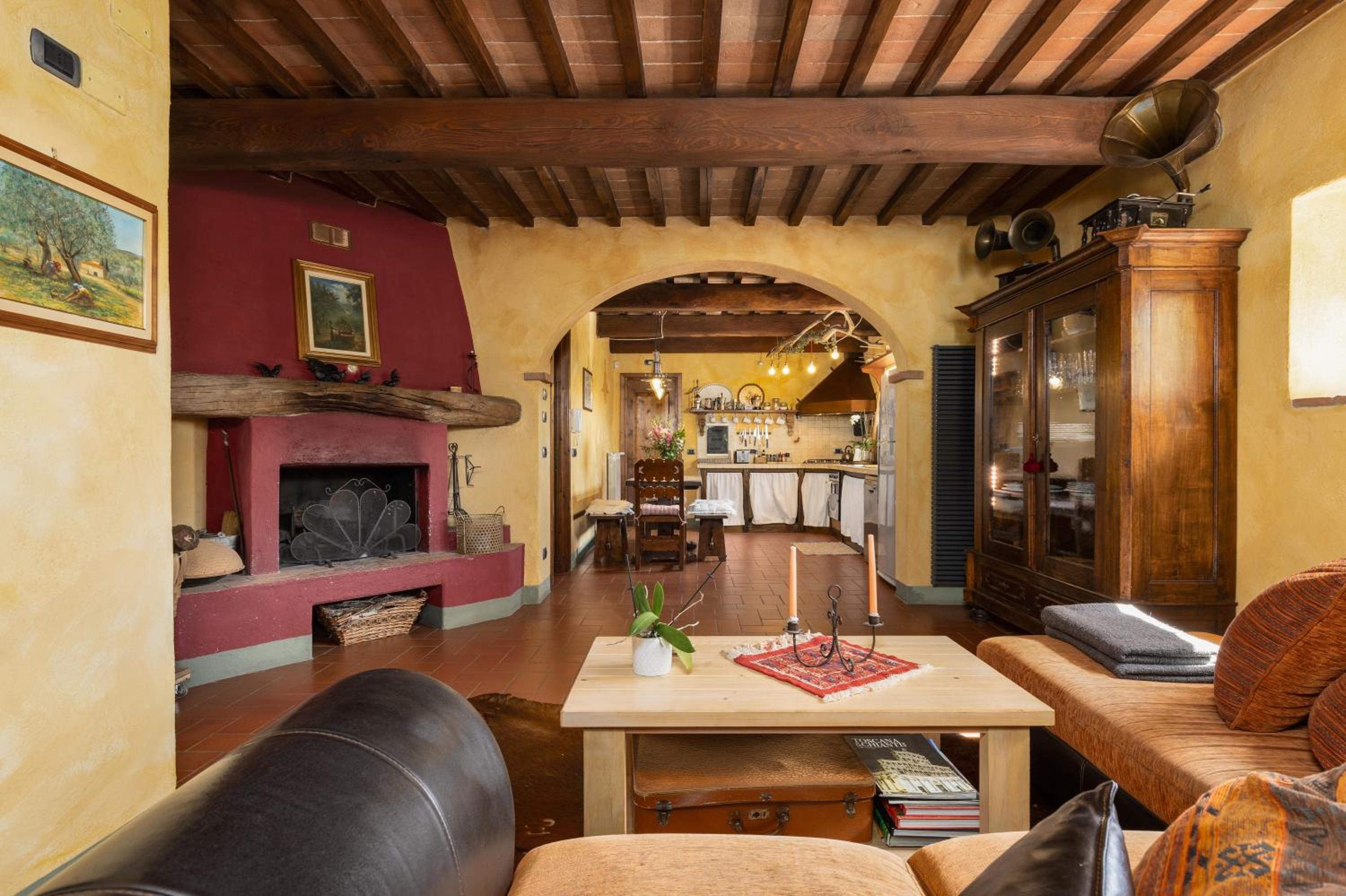 Casa al Poggio and Chianti view