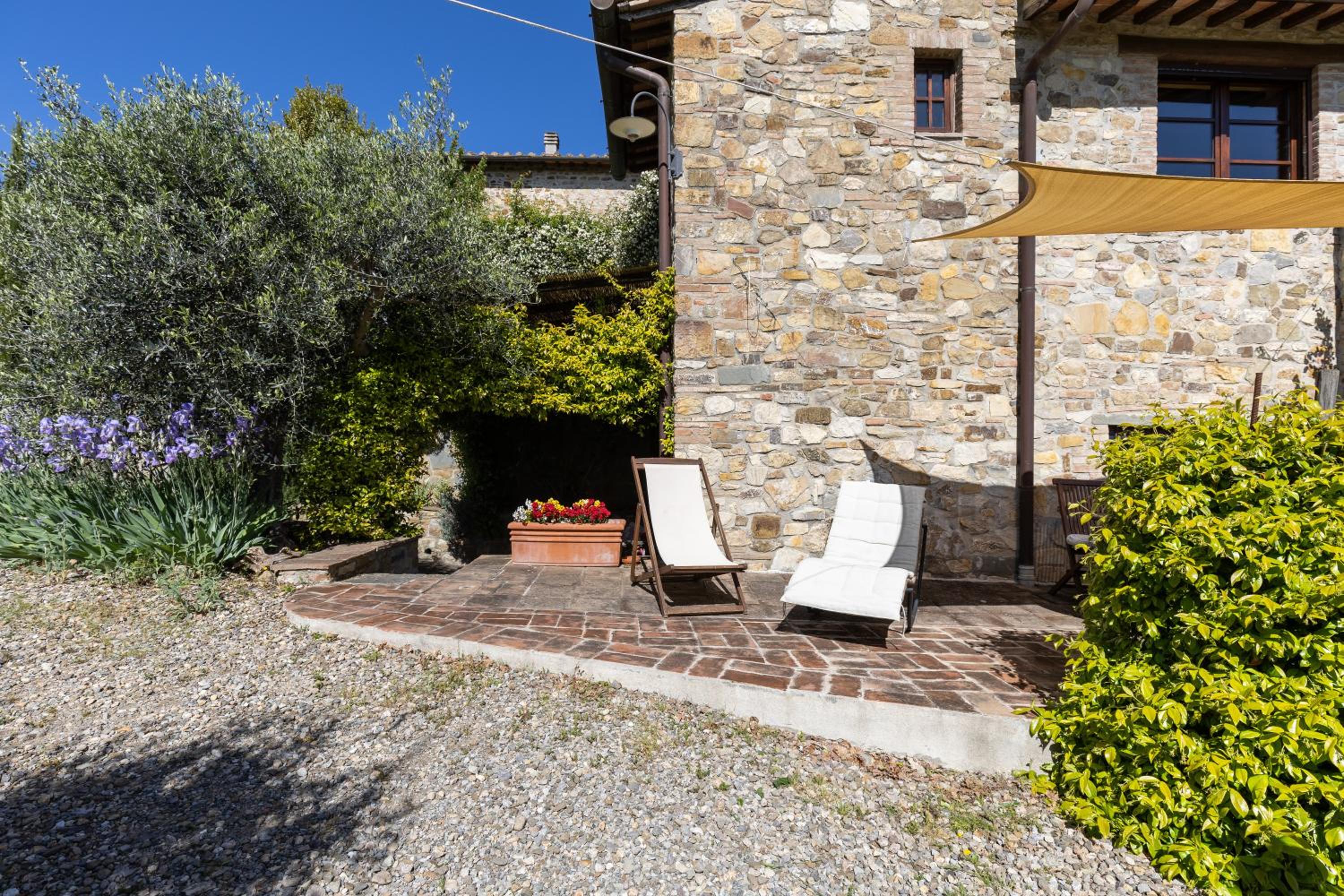 Casa al Poggio and Chianti view