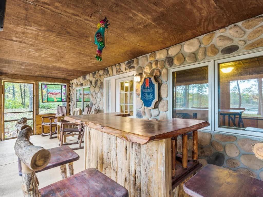 Winter Hideaway Lakeside Cabin Snowmobile