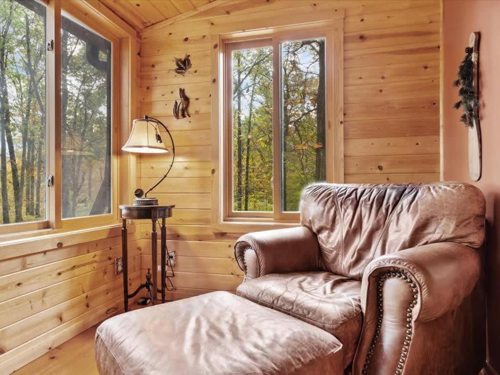 Winter Hideaway Lakeside Cabin Snowmobile