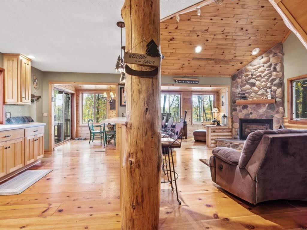 Winter Hideaway Lakeside Cabin Snowmobile
