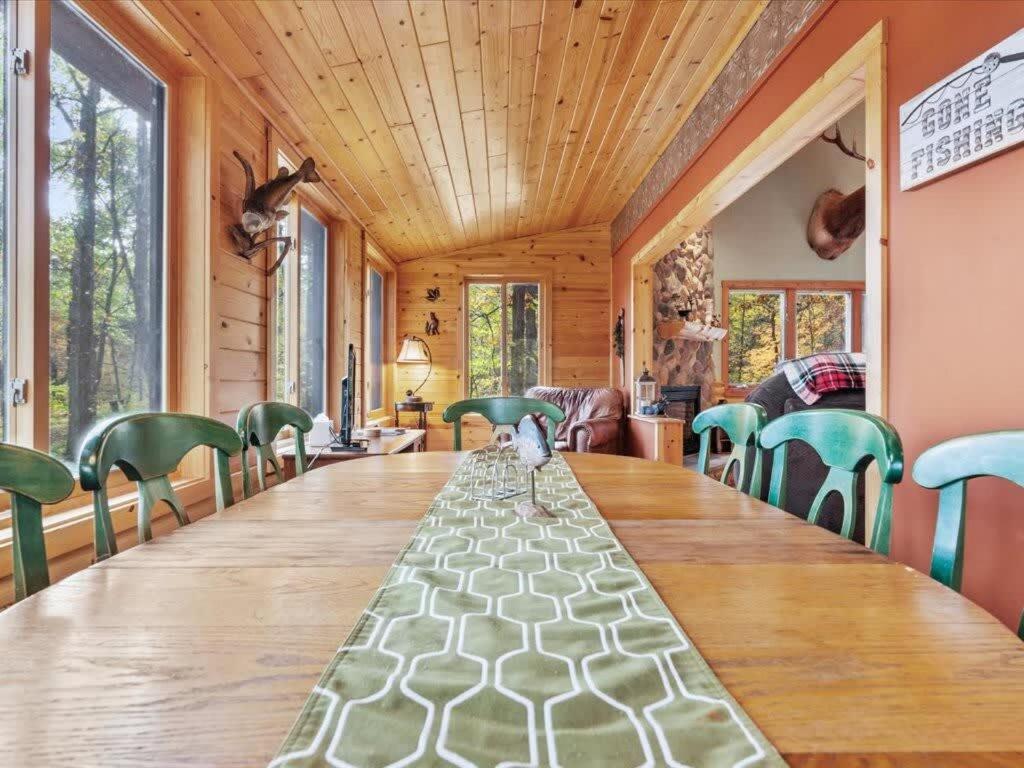 Winter Hideaway Lakeside Cabin Snowmobile