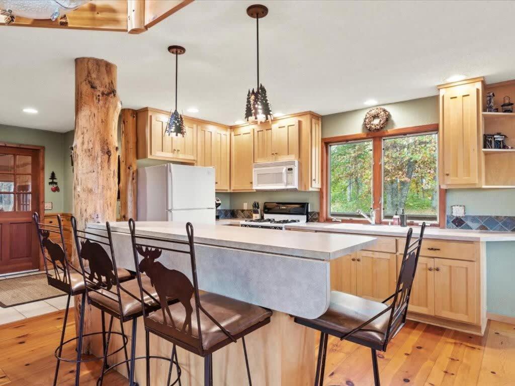 Winter Hideaway Lakeside Cabin Snowmobile