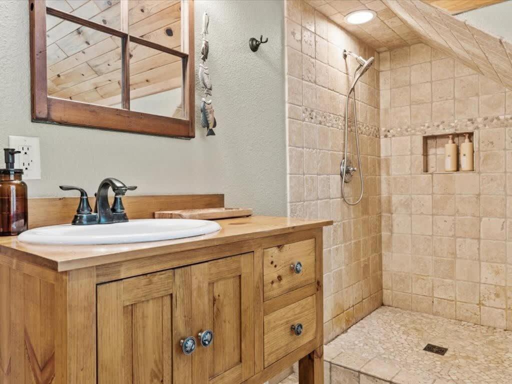 Winter Hideaway Lakeside Cabin Snowmobile