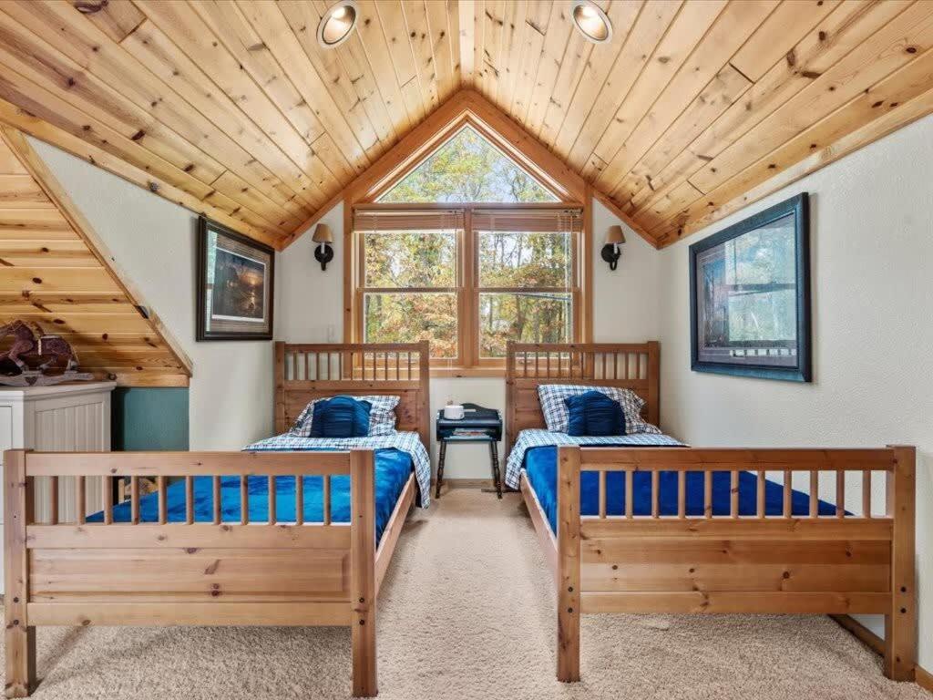 Winter Hideaway Lakeside Cabin Snowmobile