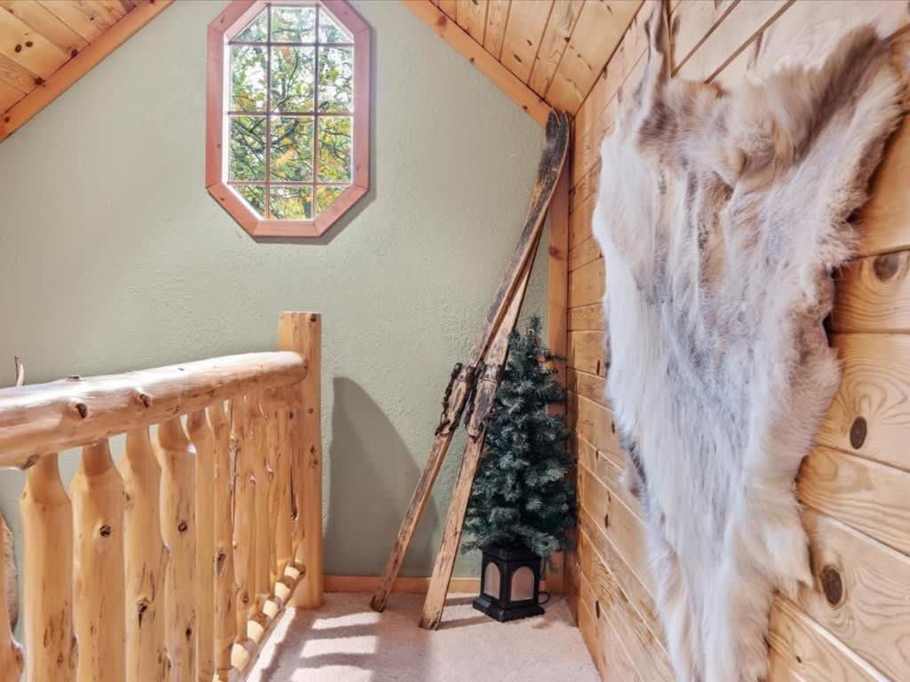 Winter Hideaway Lakeside Cabin Snowmobile