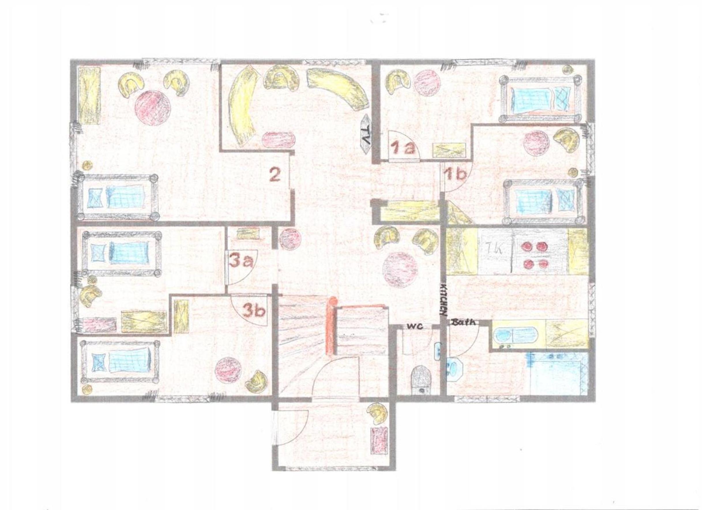 Gästezimmer Ihr Quartier Erdgeschoss Zimmer 2