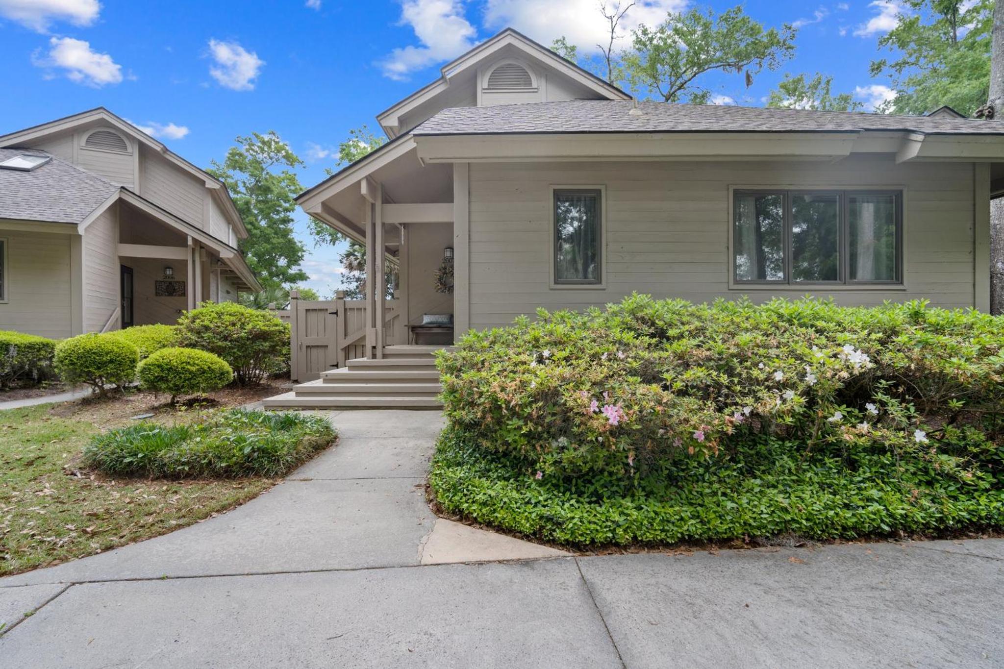 Newly Listed Bluff Villa with Creek and Golf Course Views