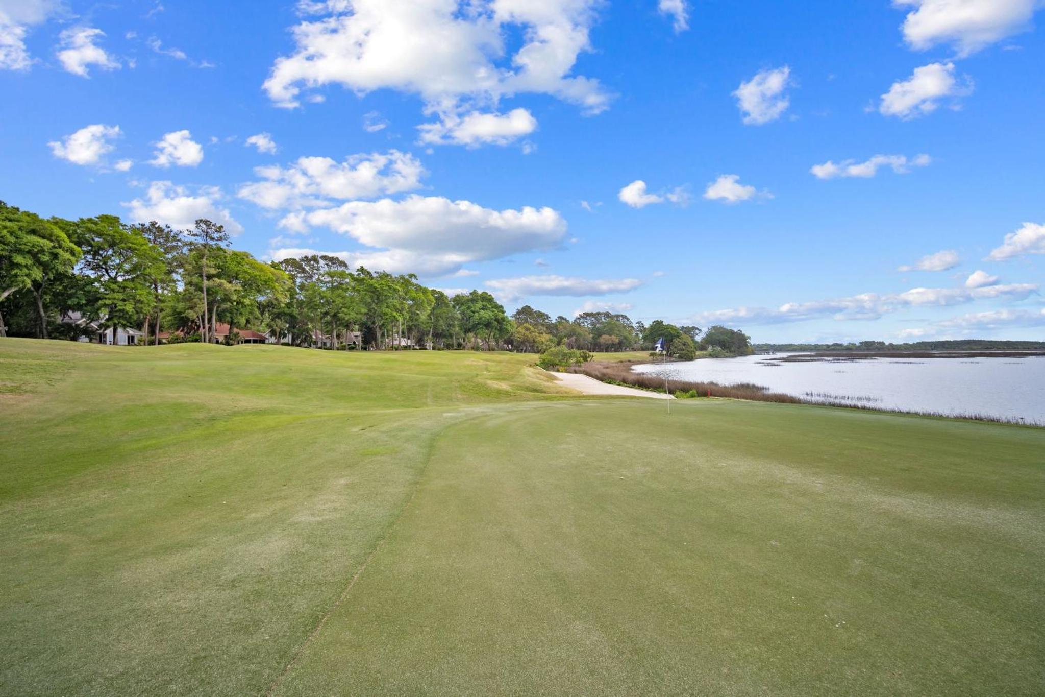Newly Listed Bluff Villa with Creek and Golf Course Views