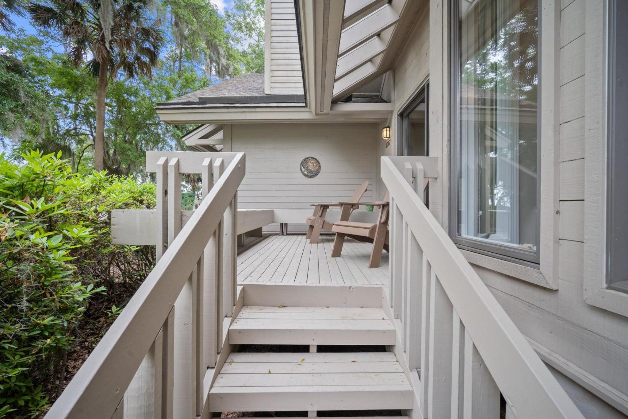 Newly Listed Bluff Villa with Creek and Golf Course Views