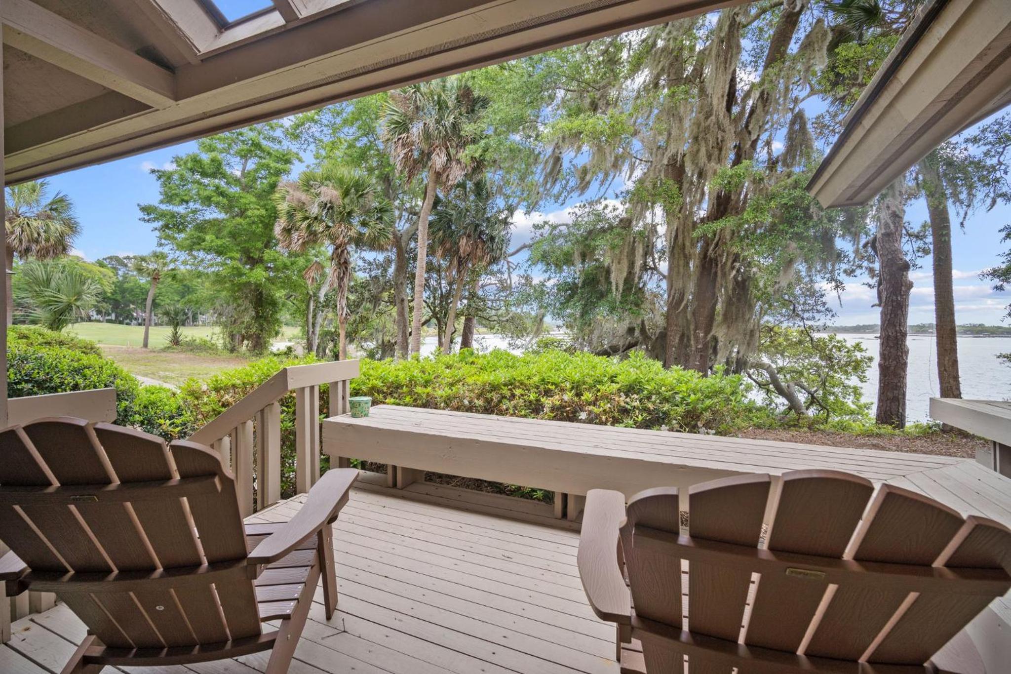 Newly Listed Bluff Villa with Creek and Golf Course Views