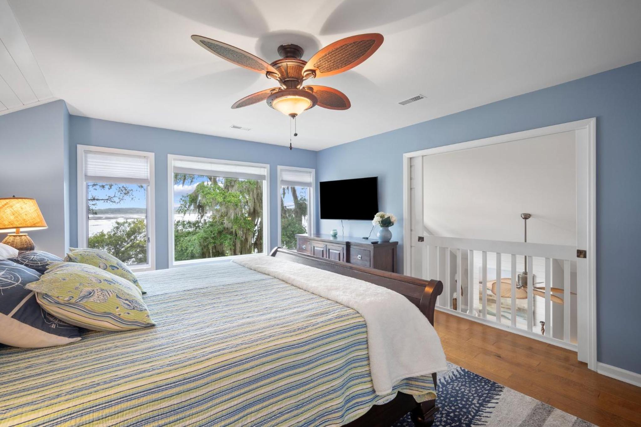 Newly Listed Bluff Villa with Creek and Golf Course Views