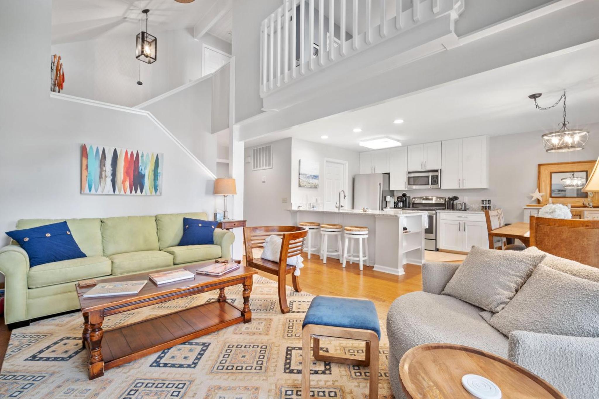 Newly Listed Bluff Villa with Creek and Golf Course Views