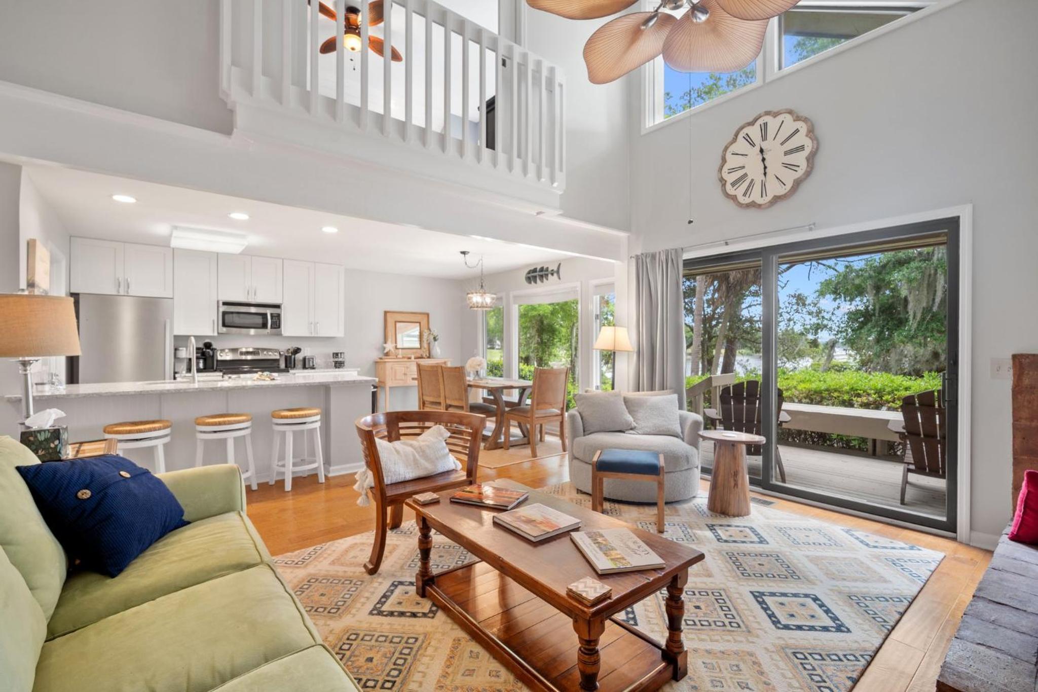 Newly Listed Bluff Villa with Creek and Golf Course Views