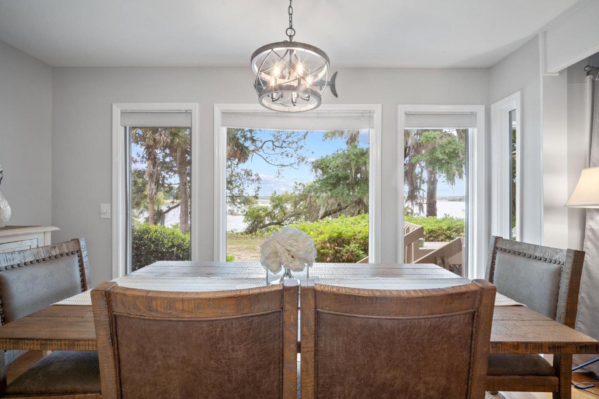 Newly Listed Bluff Villa with Creek and Golf Course Views