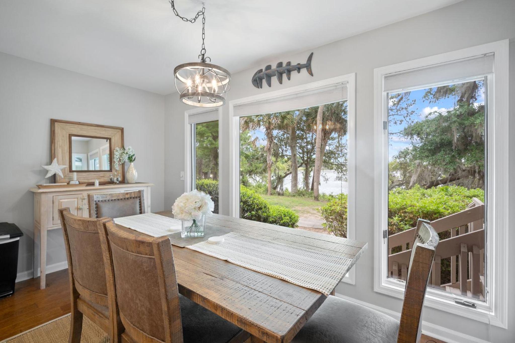 Newly Listed Bluff Villa with Creek and Golf Course Views