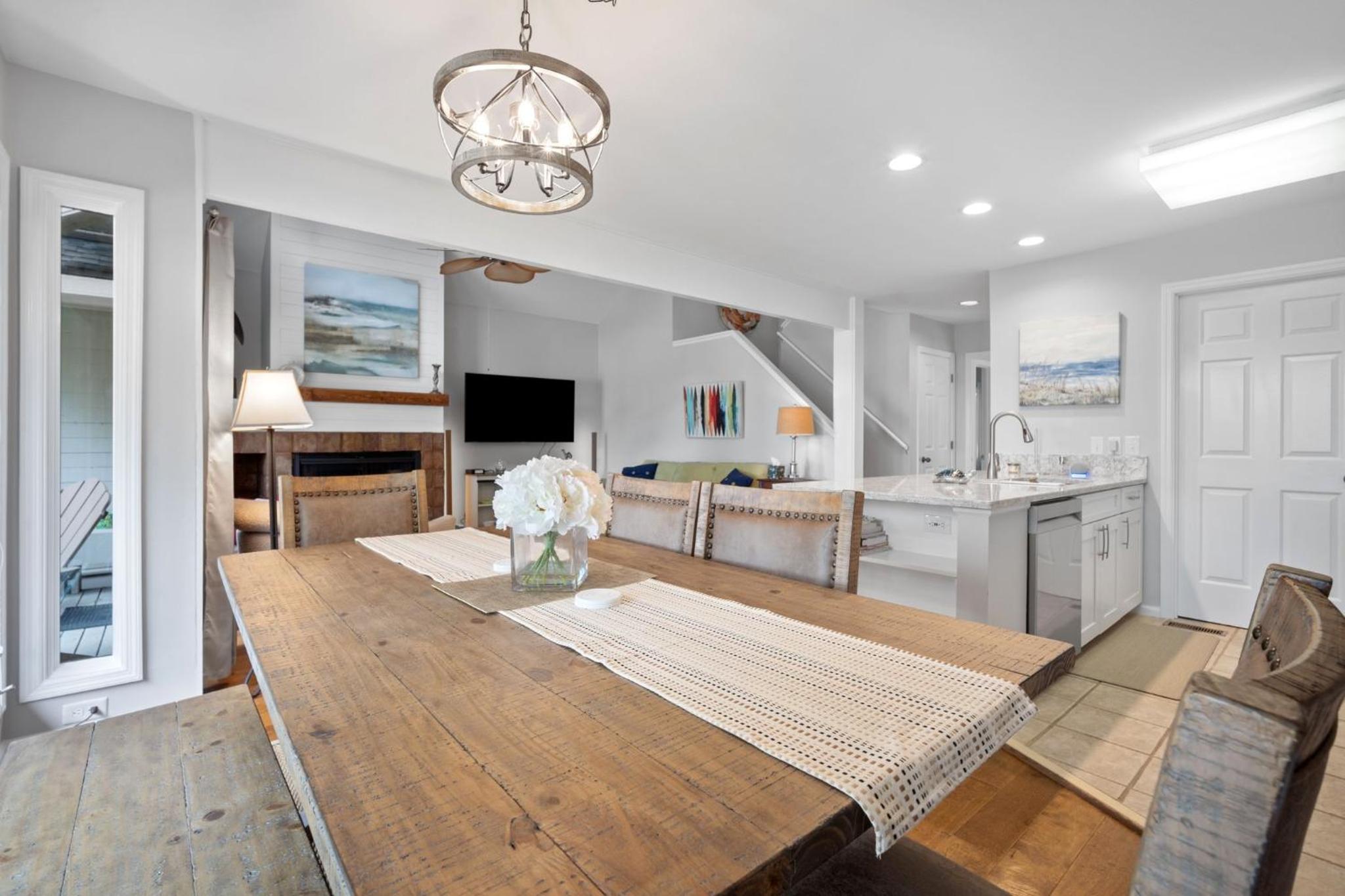 Newly Listed Bluff Villa with Creek and Golf Course Views