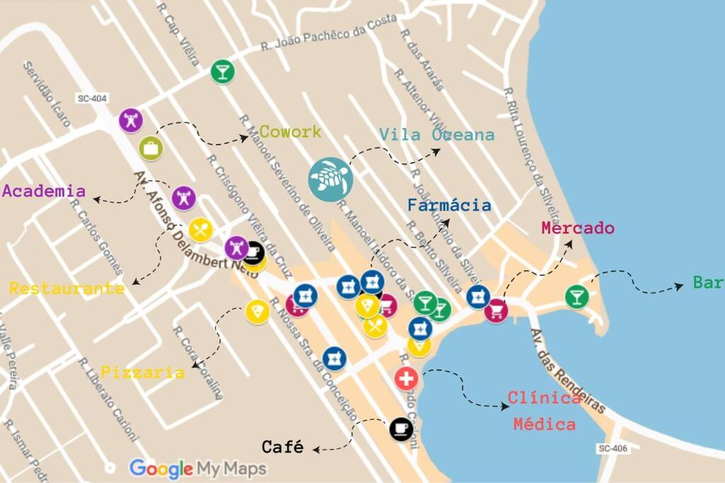 Self Check-In-AC-Cozinha Completa-10min até a Praia