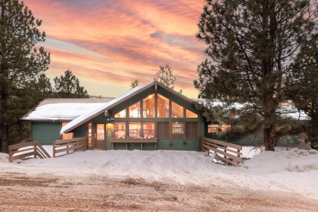 Grand Angel Fire mountain luxury ski chalet view 5