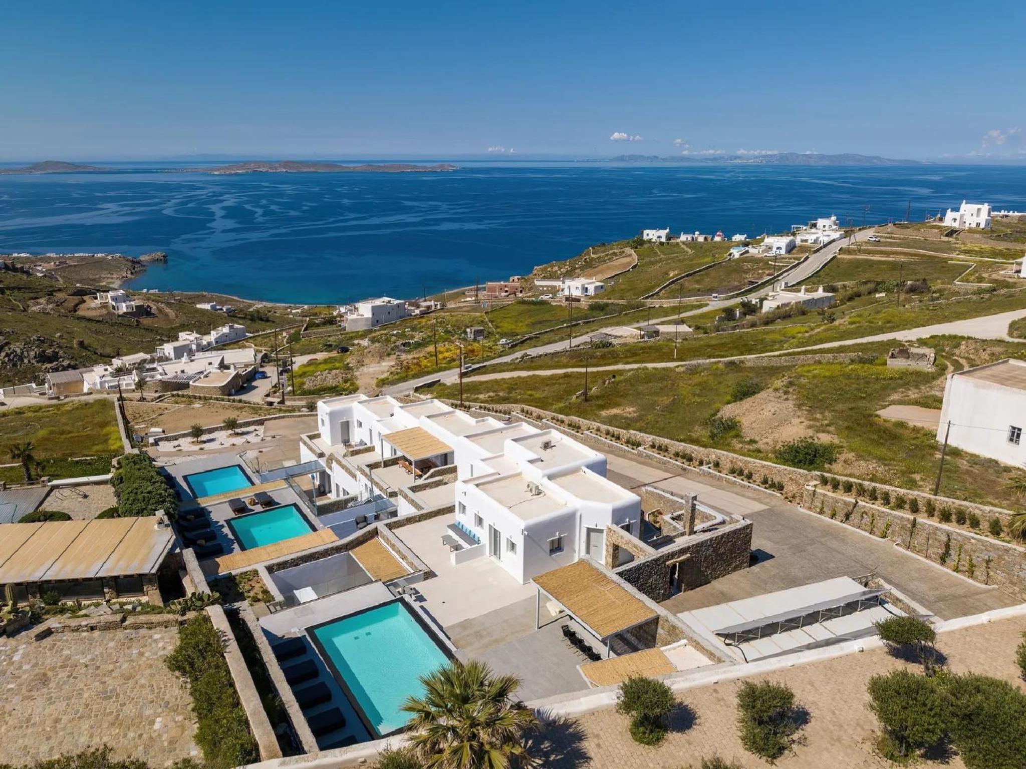 Outstanding Mykonos Villa | 5 bedrooms | Villa Menelaus | Private Pool with Panoramic Sea Views | BBQ | Faros view 2