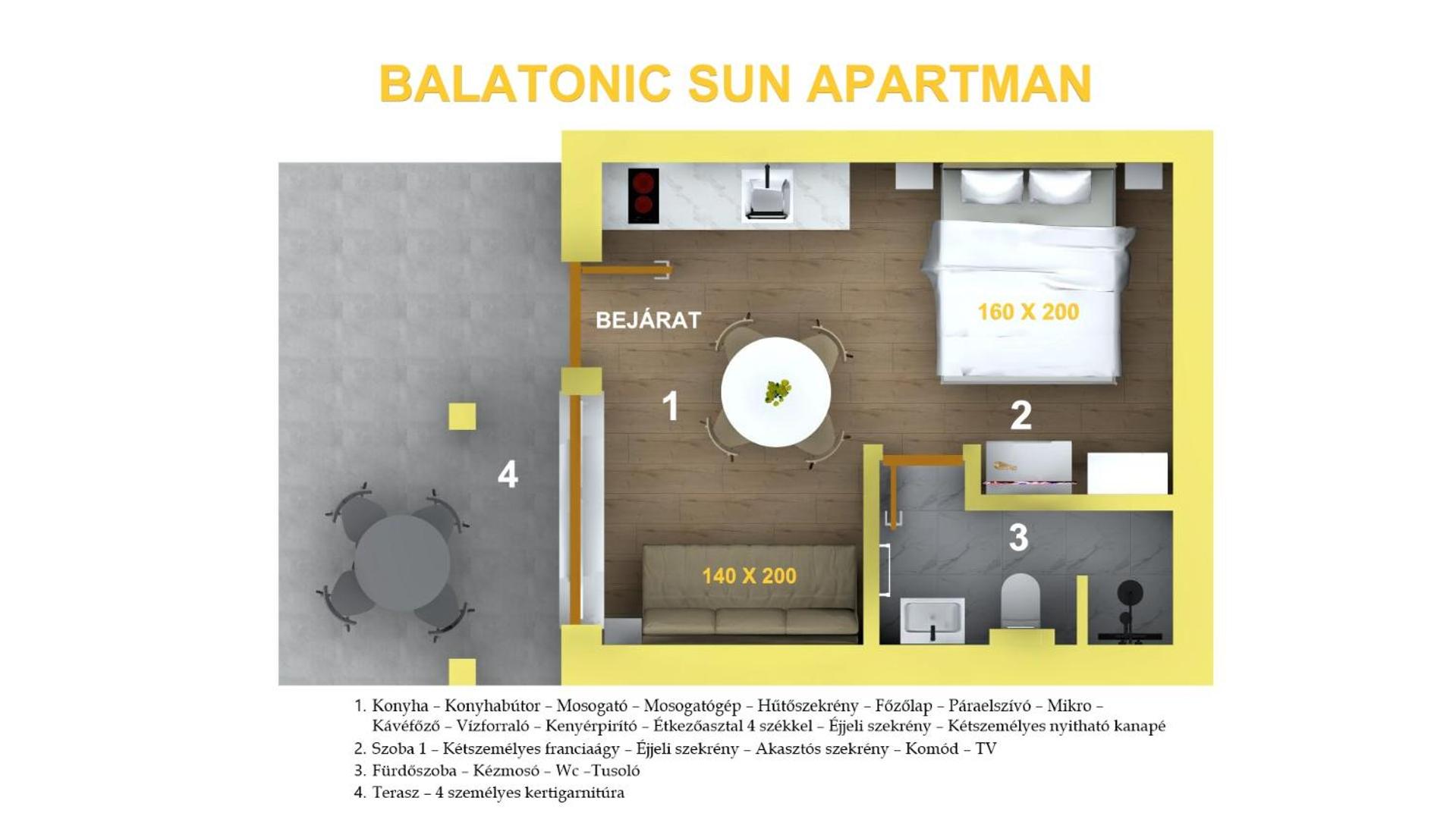 Balatonic Moon&Sun apartmanház