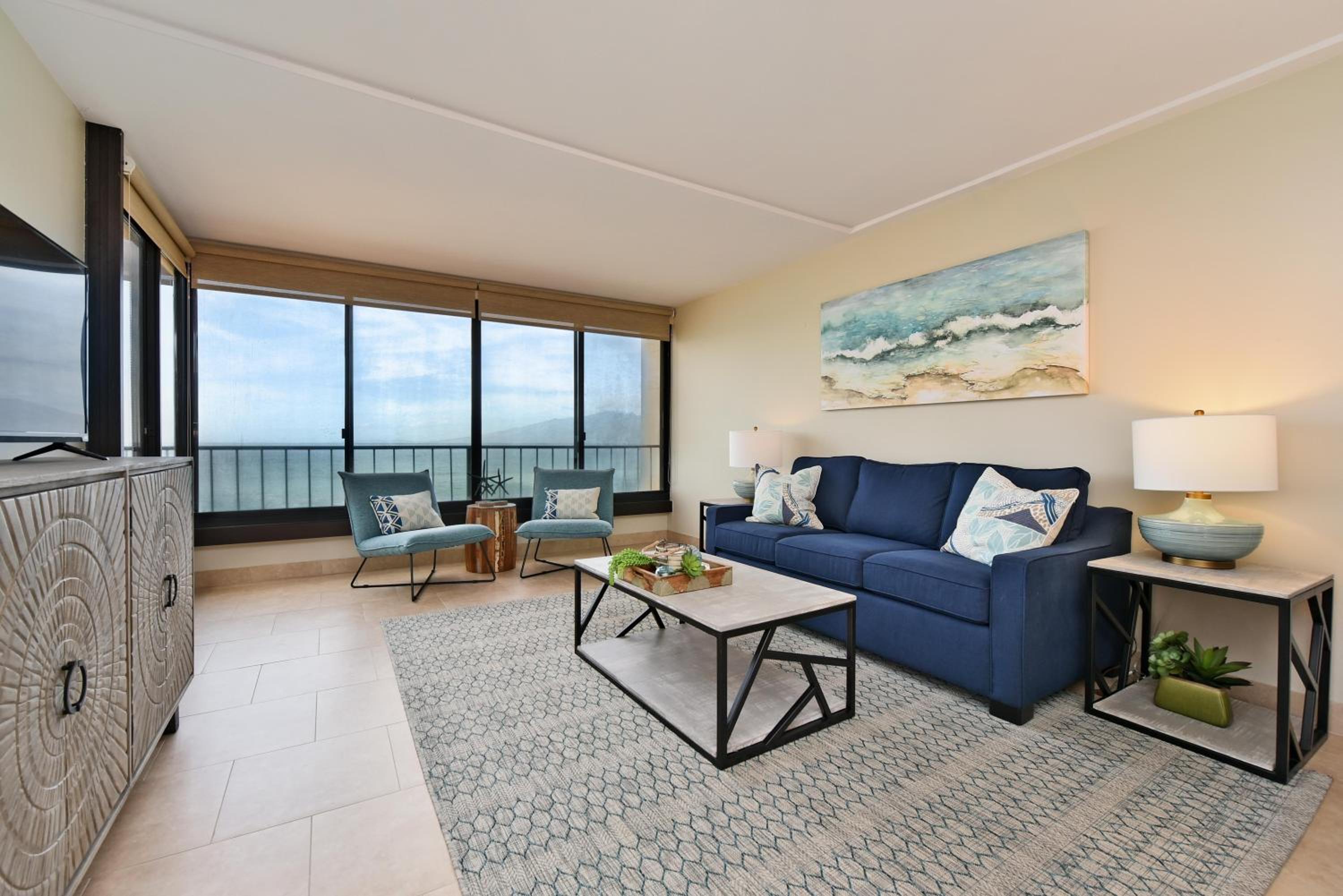 Maui Kai 201 · MK 201 BeachFront 1BD w Private Deck Pool AC