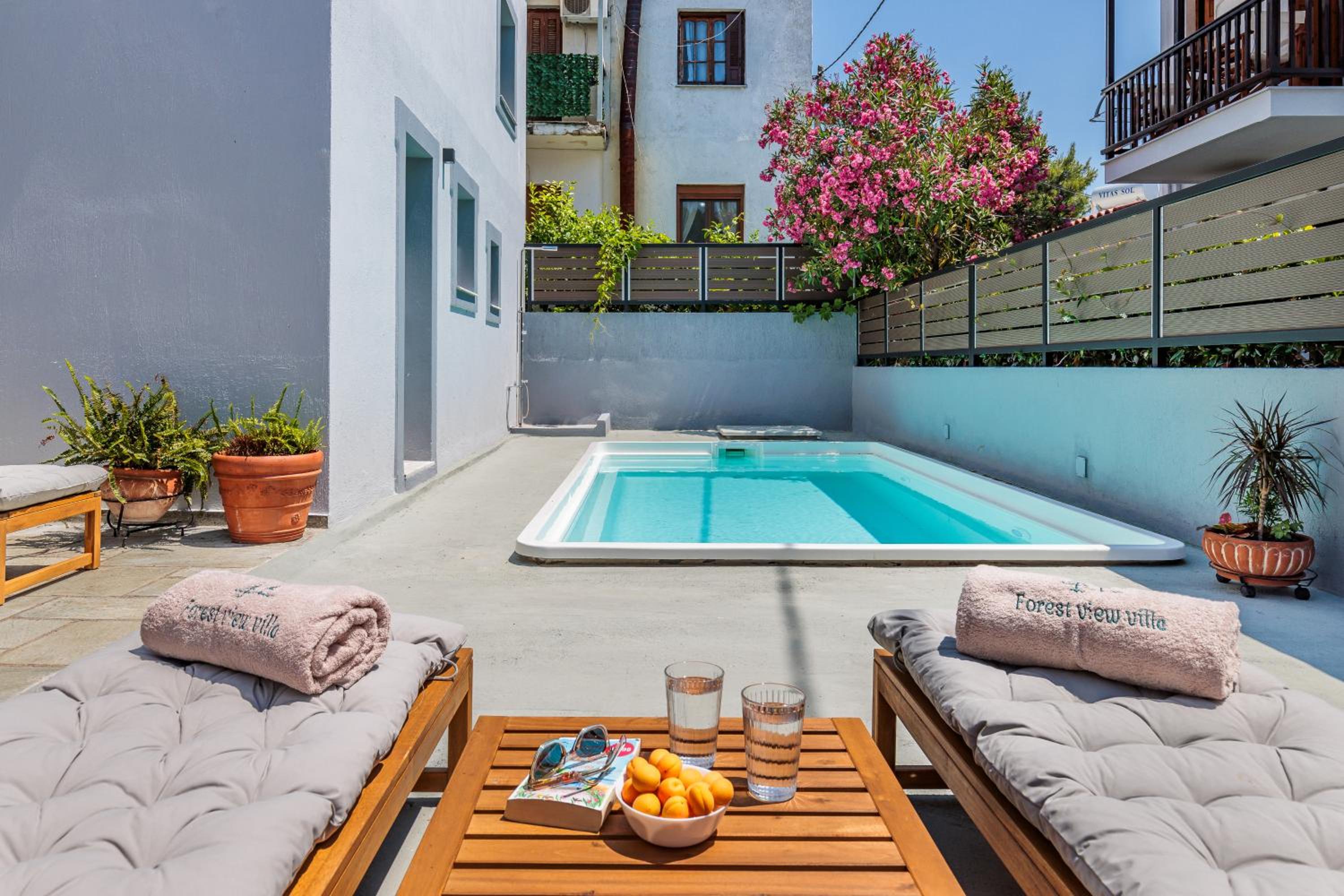 Forest view villa Skopelos view 2