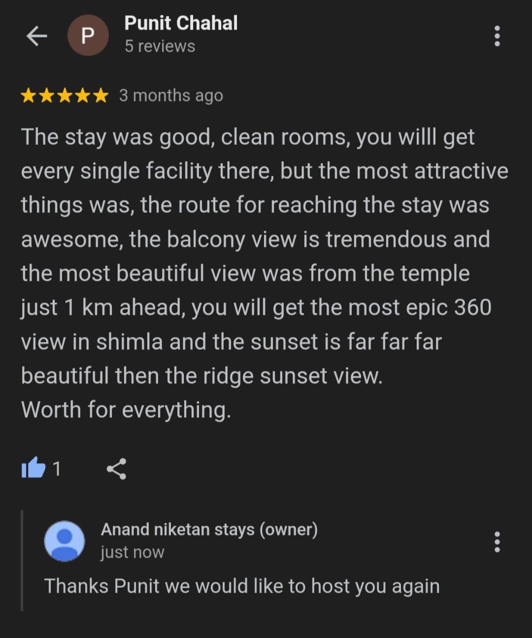 Anand Niketan Homestay Shimla