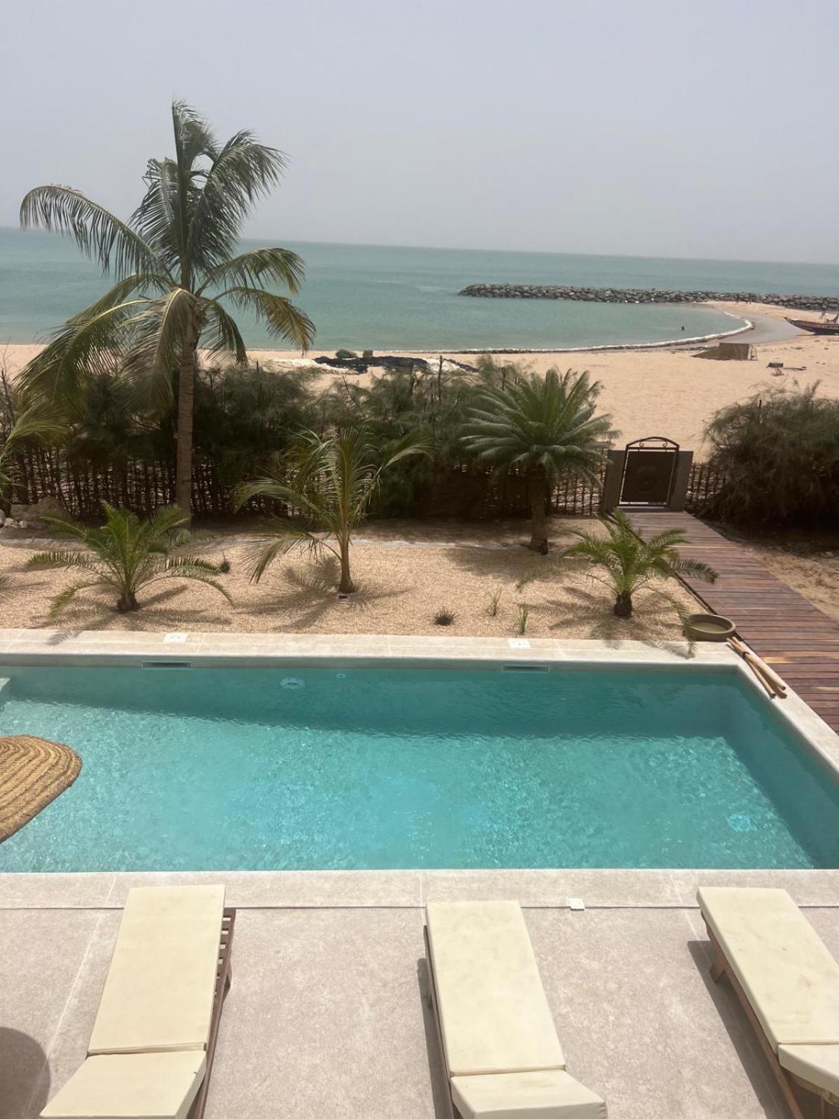 Villa sénegalaise en bord de mer
