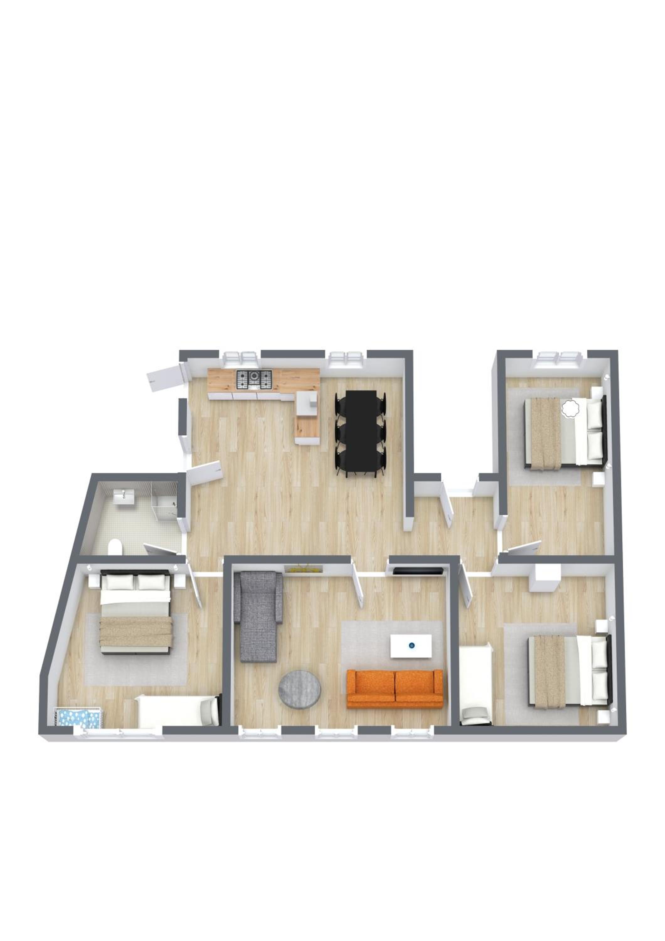 Large Modern Flats By Meat Packing District in central Copenhagen