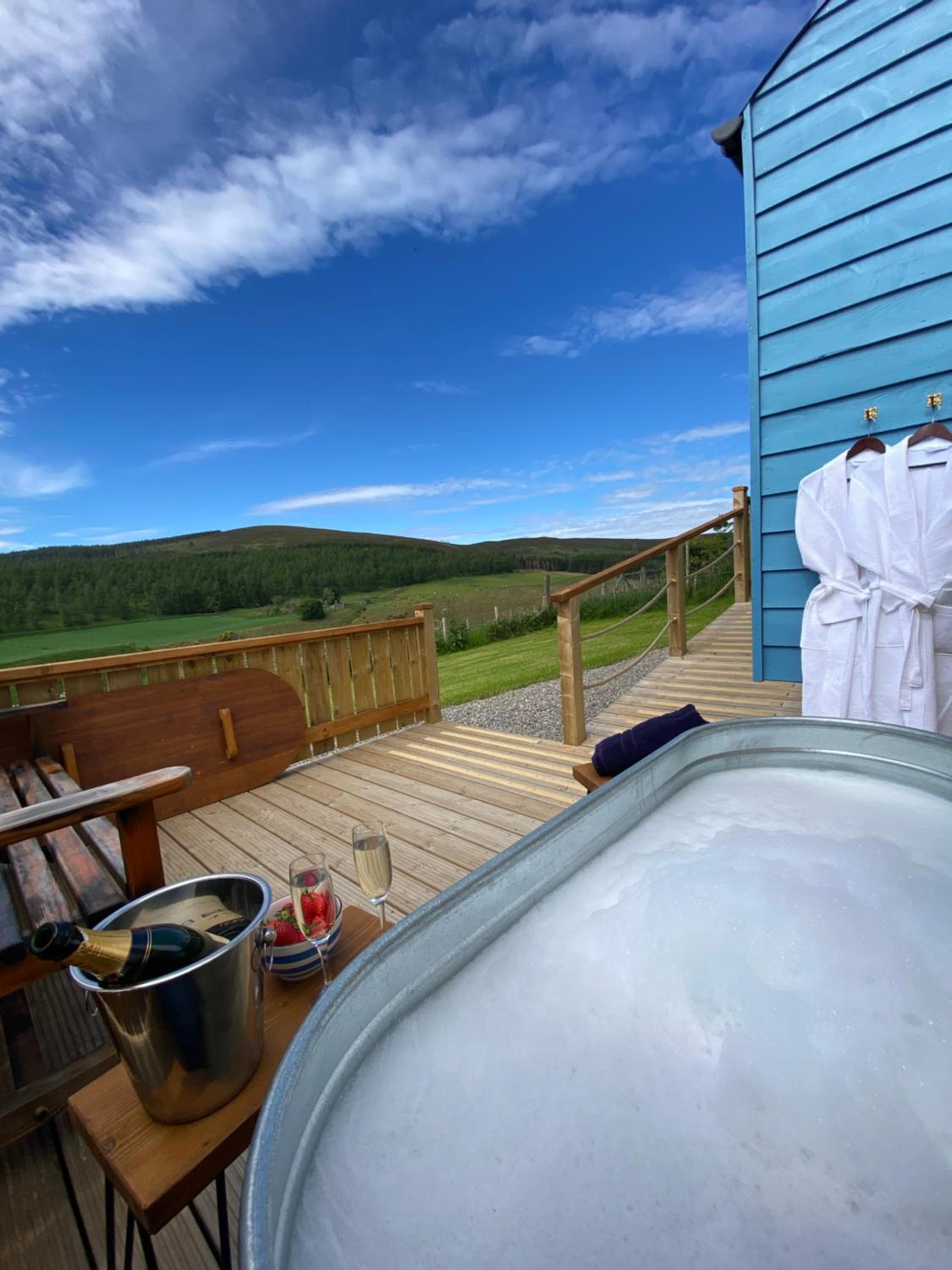 Ledmacoy Shepherds Huts view 2