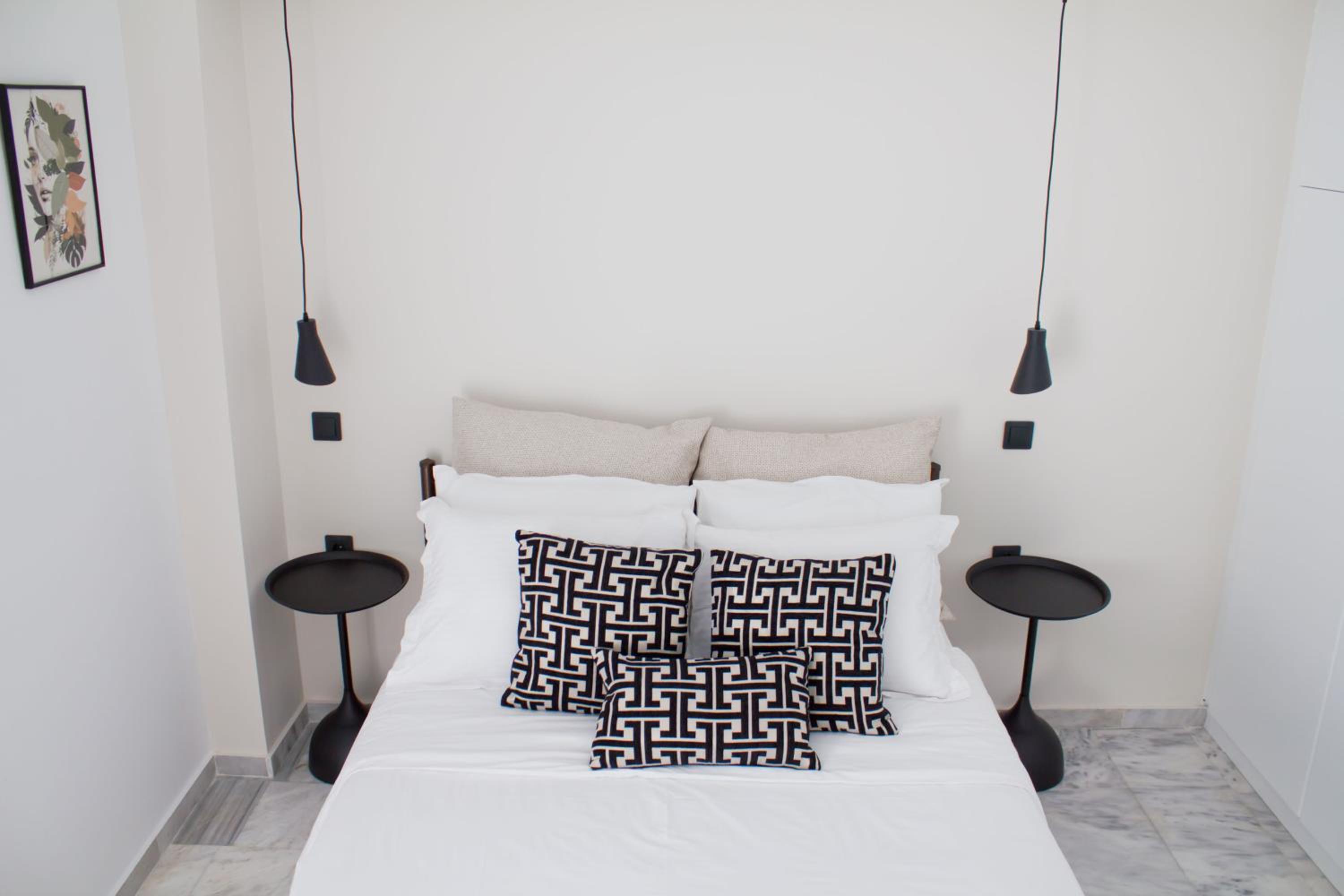 Ermis Mini Suite 01 en Chalkida — bedroom